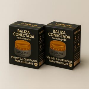 Pack 2 Baliza V16 conectada geolocalizada